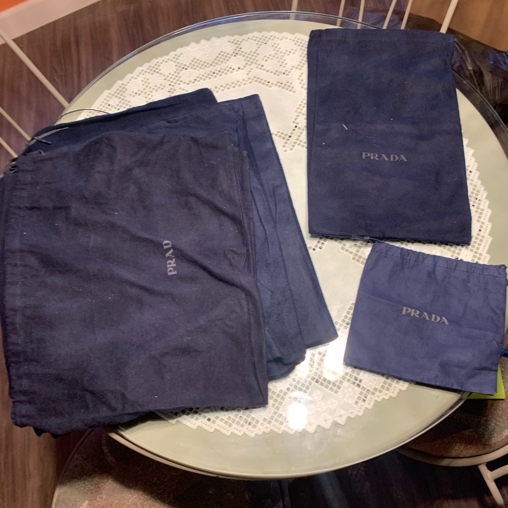Prada bags in assorted sizes